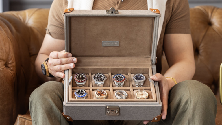 Classic retro chronograph wristwatch