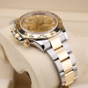 Rolex Daytona with champagne dial close-up