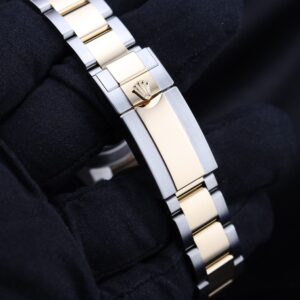 Close-up of vintage chronograph dial