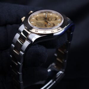 Rolex Daytona champagne dial wrist shot