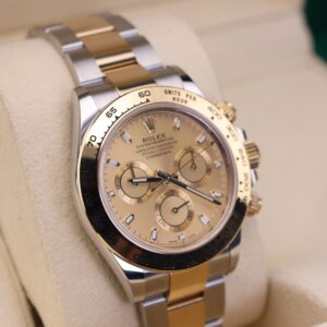 Rolex Daytona champagne dial with luminous markers