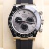 Vintage mechanical watch with polished bezel