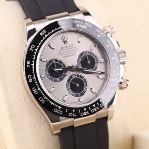 Side profile of vintage luxury wristwatch