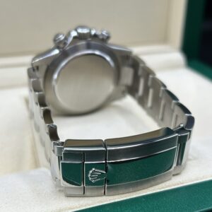Rolex Daytona steel bracelet and white dial