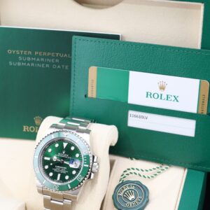 Discontinued green bezel diver watch