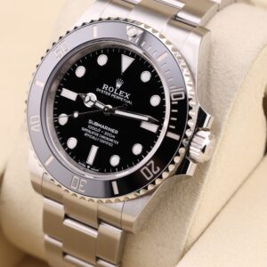 Black vintage diver watch dial close-up