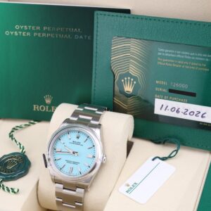 Turquoise dial vintage automatic watch