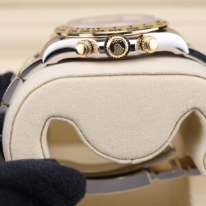 Two-tone bracelet and case of vintage watch