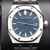 Classic vintage wristwatch with leather strap