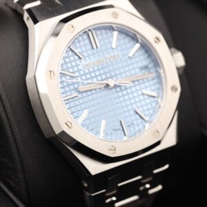 Retro automatic watch with luminous markers