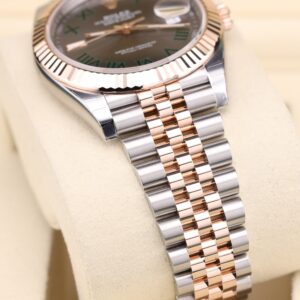 Retro chronograph watch with original lume