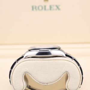 Vintage dress watch on wrist