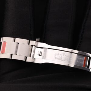 Vintage mechanical wristwatch close-up