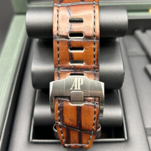 Chronograph watch dial with textured pattern