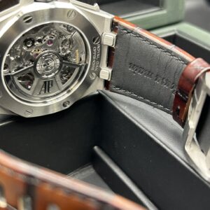Close-up of Royal Oak Offshore chronograph dial