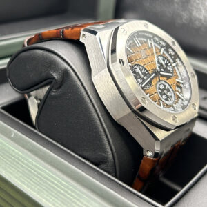Vintage sports wristwatch with detailed bezel