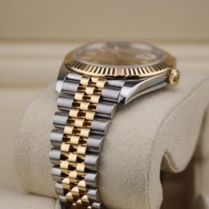 Retro chronograph watch with original lume