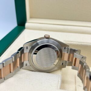 Retro chronograph watch with patina dial