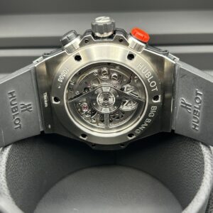 Luxury watch crown and bezel detail