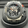 Luxury retrograde chronograph wristwatch