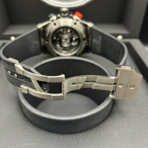 Retrograde chronograph watch face