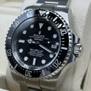 Black Rolex Sea-Dweller Deepsea 44mm watch