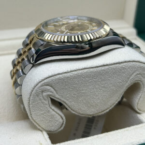 Retro chronograph watch with original lume