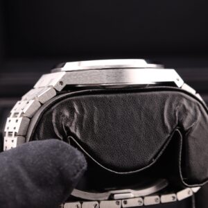 Retro automatic watch with original patina dial