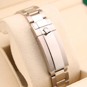 Mid-size vintage dress watch on wrist