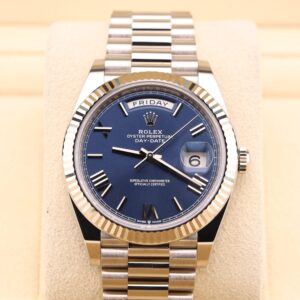 Vintage mechanical wristwatch on leather strap