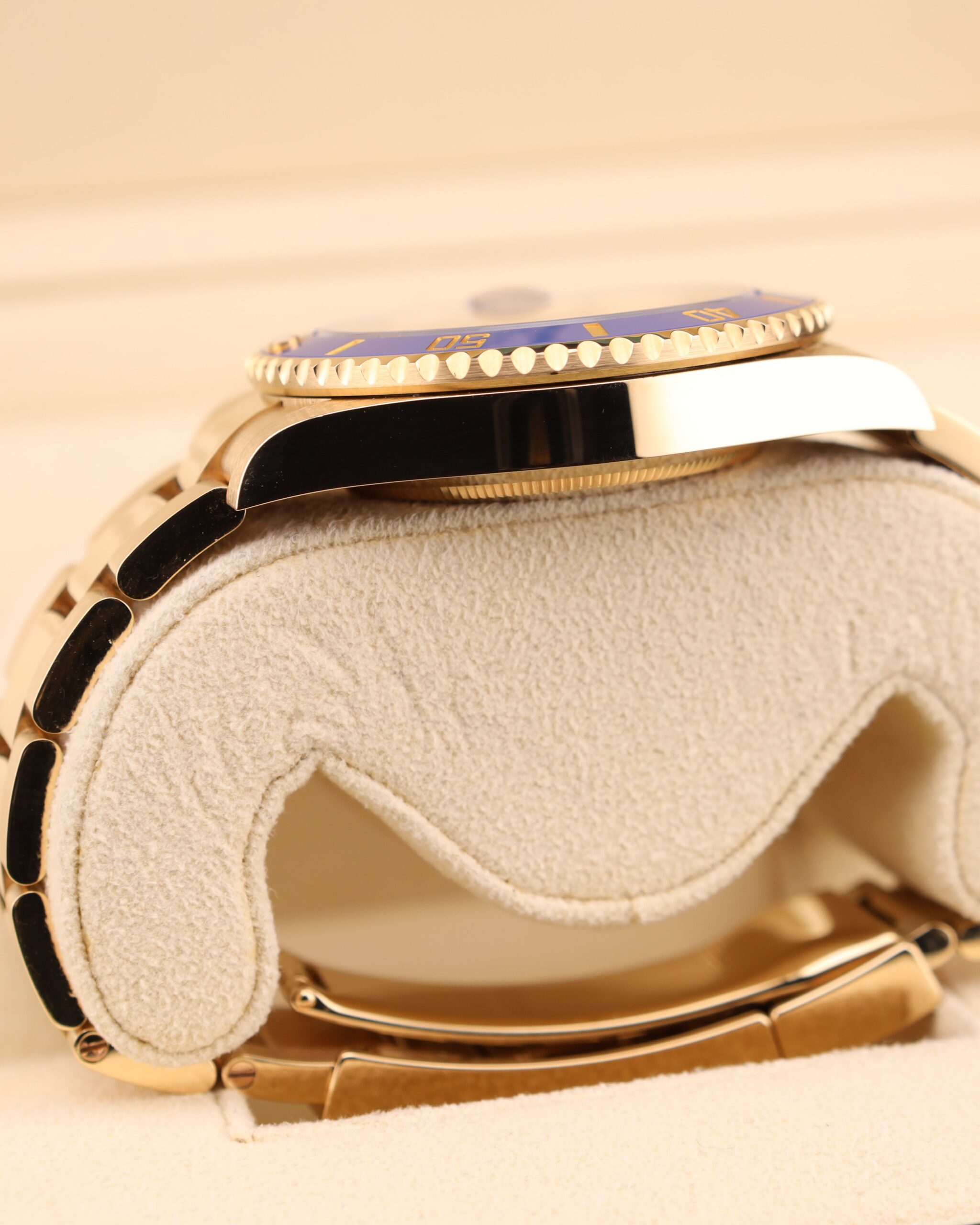 Classic vintage wristwatch with aged dial