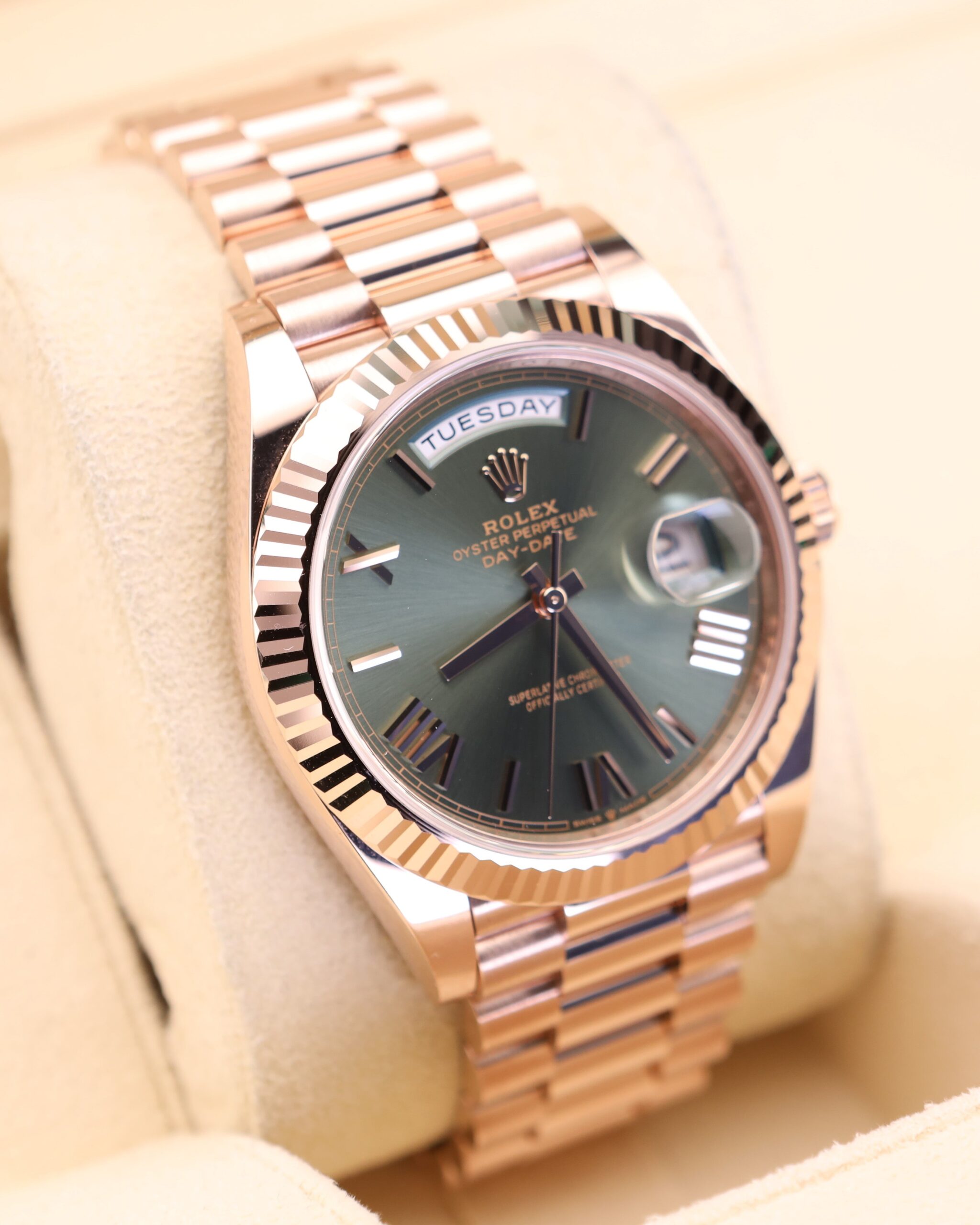 Discontinued mid-size vintage dress watch