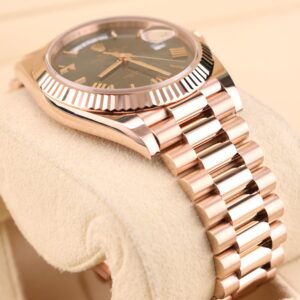 Retro chronograph watch with original lume