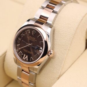 Retro automatic watch with patina dial