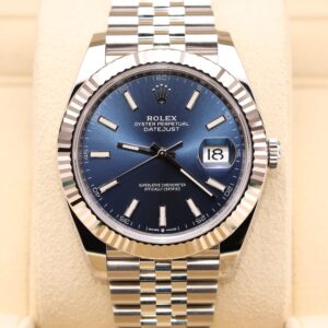 Mid-size vintage dress watch on wrist