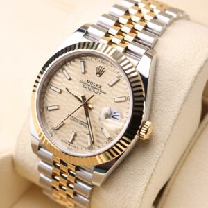 Vintage mechanical wristwatch with patina dial