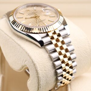 Mid-size vintage dress watch with patina dial