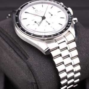Retro chronograph watch with patina dial