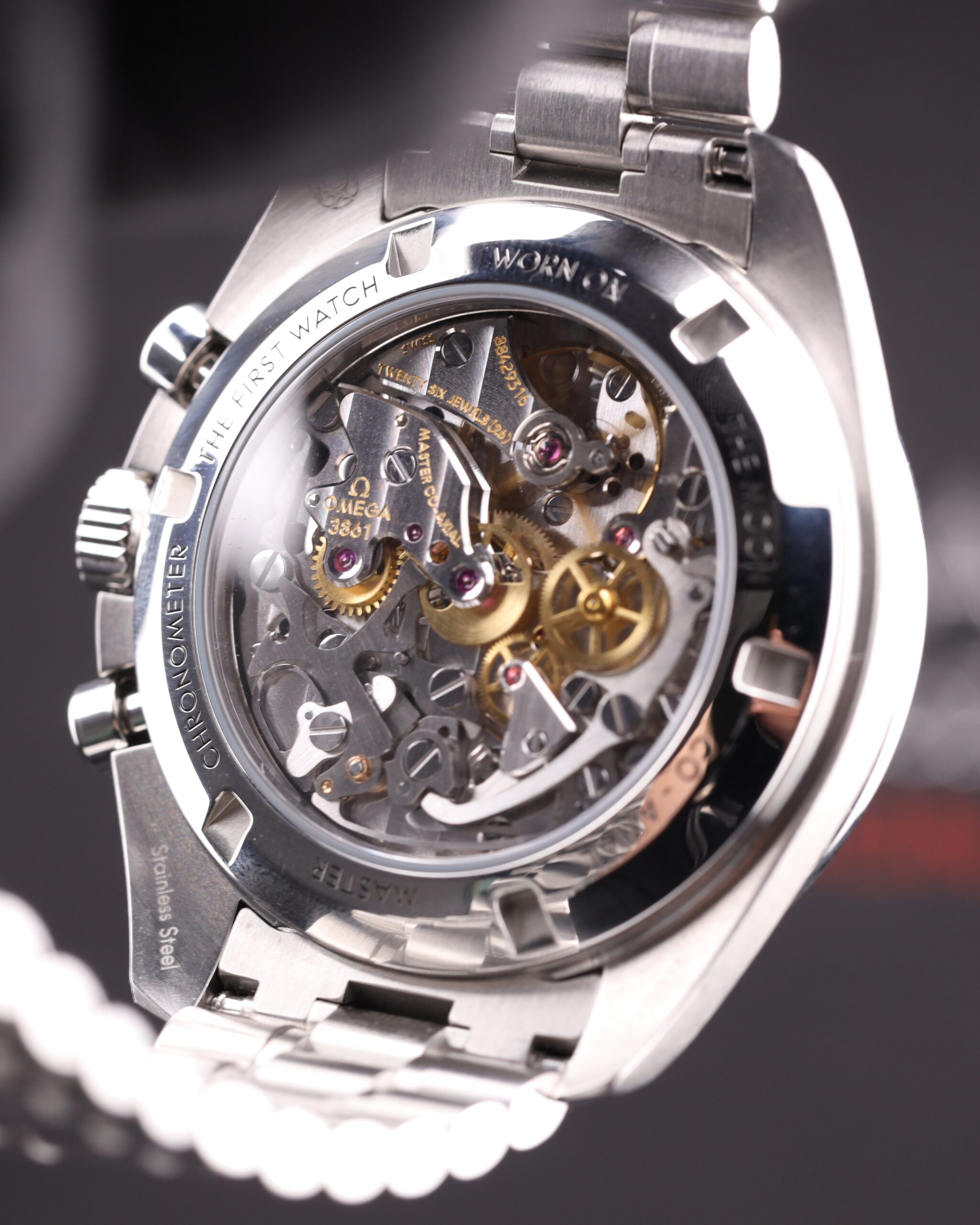 Vintage automatic wristwatch on leather strap