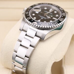 Retro chronograph watch with original lume