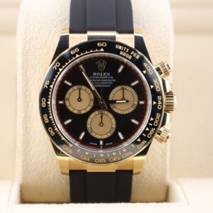Vintage mechanical wristwatch close-up