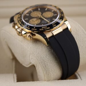 Retro chronograph watch with original lume
