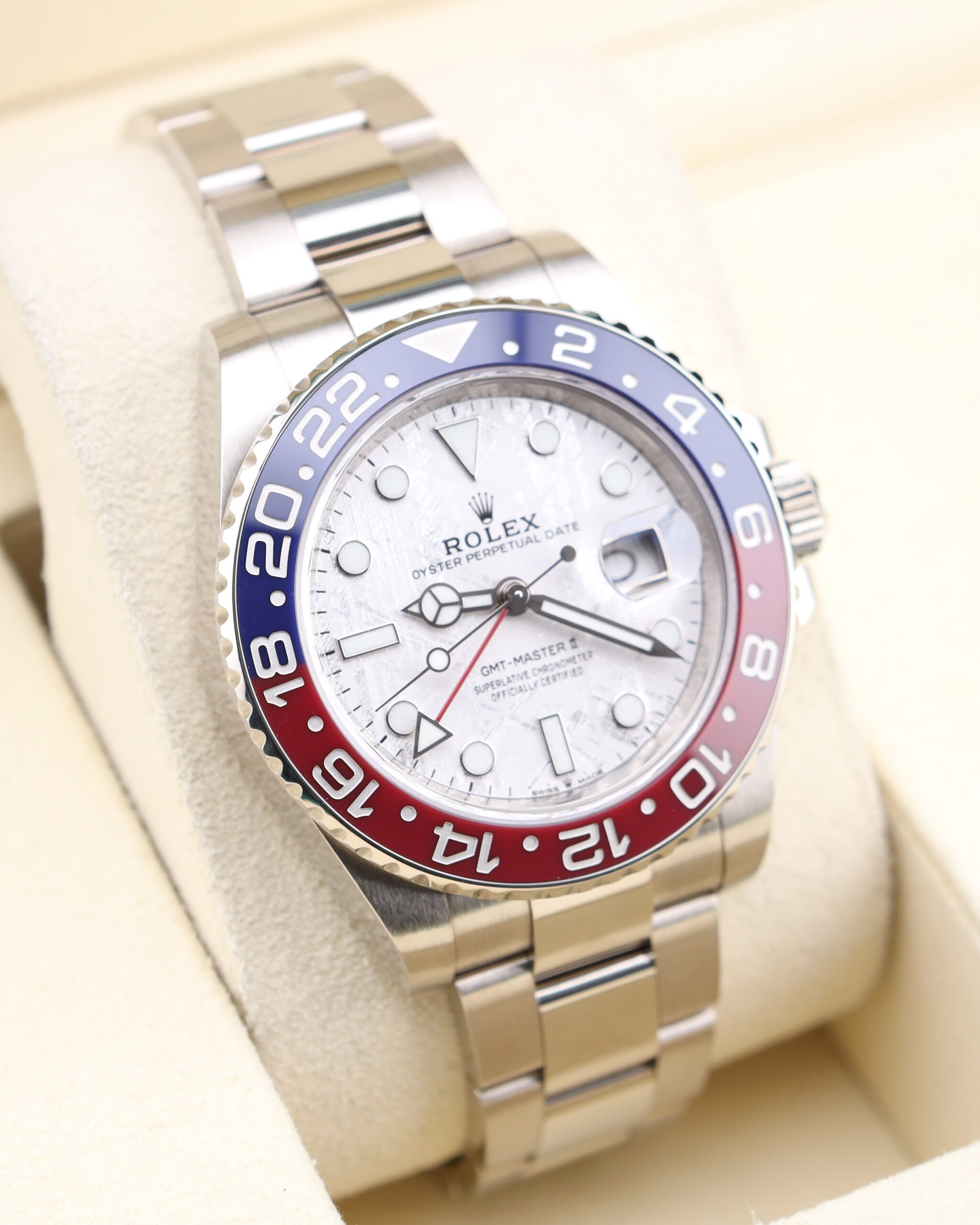 Discontinued sports wristwatch with steel case