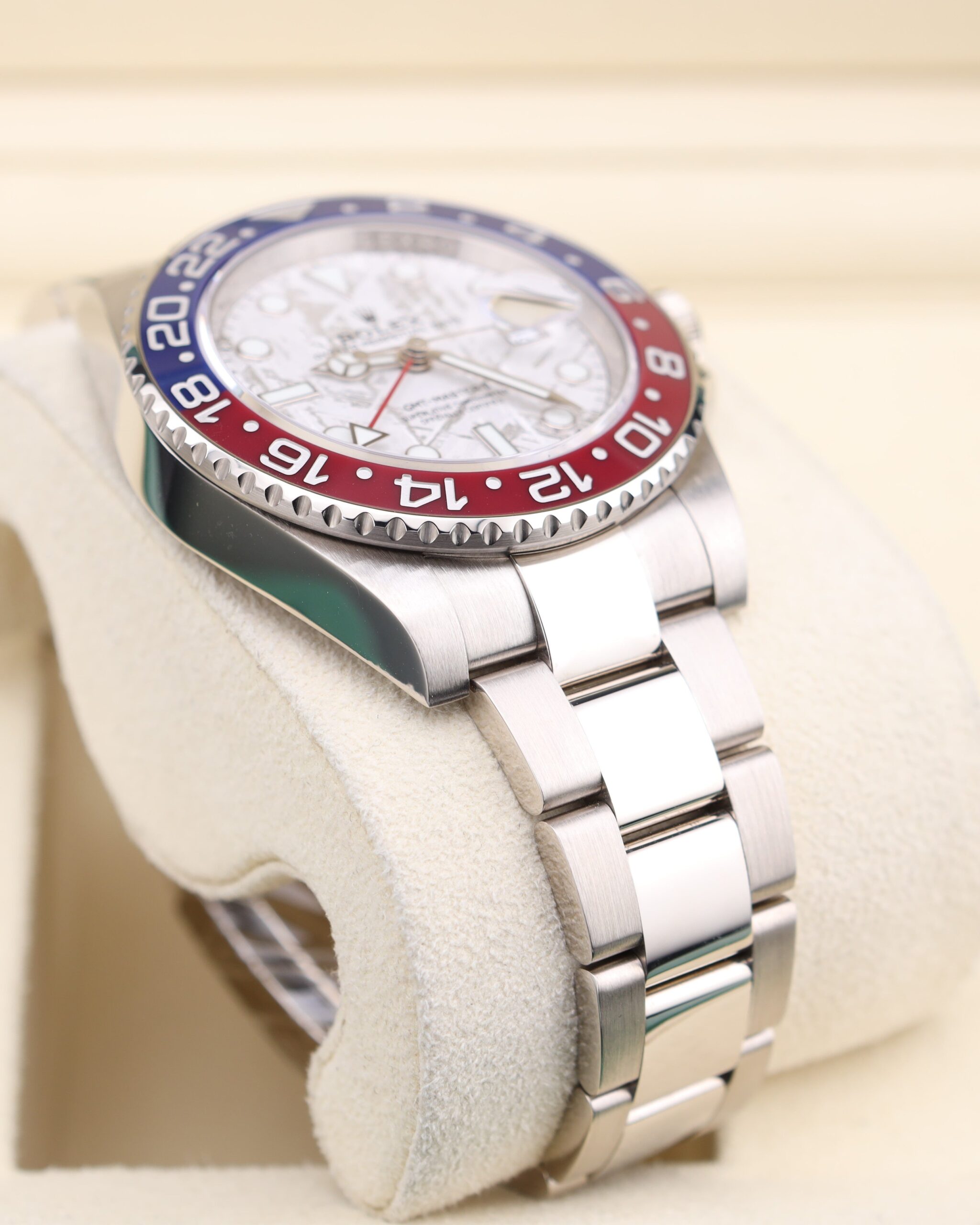 Vintage mechanical wristwatch with patina dial
