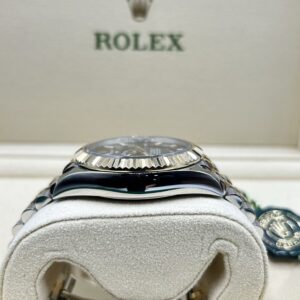 Discontinued steel sports wristwatch close-up