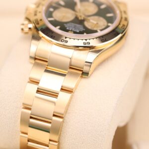 Mid-size vintage dress watch on wrist