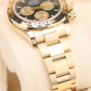 Retro chronograph watch with patina dial