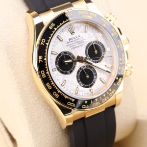 Neo-vintage luxury chronograph watch close-up