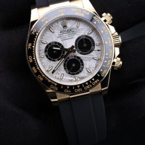 Retro chronograph wristwatch with original lume