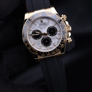 Vintage mechanical wristwatch with patina dial